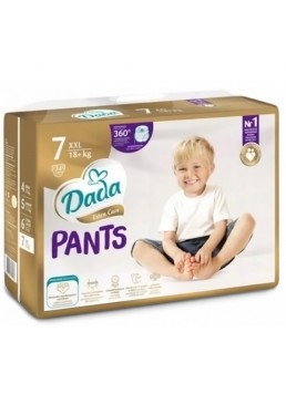 Подгузники-трусики детские Dada Extra Care Pants, размер 7 (18+ кг), 34 шт